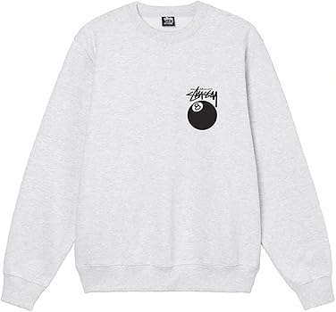 ❗️期間限定SALE❗️STUSSY 8 BALL CREW ブラックL Stussy 8 Ball Pigment Dyed Crew Black Men's - FW24 - US